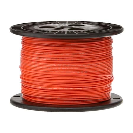 REMINGTON INDUSTRIES 24 AWG Gauge UL1061 Stranded Hook Up Wire, 300V, 0044 Diameter, Orange, 25 ft Length 24UL1061STRORA25